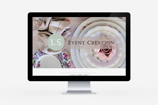 LS Event Creation web site design