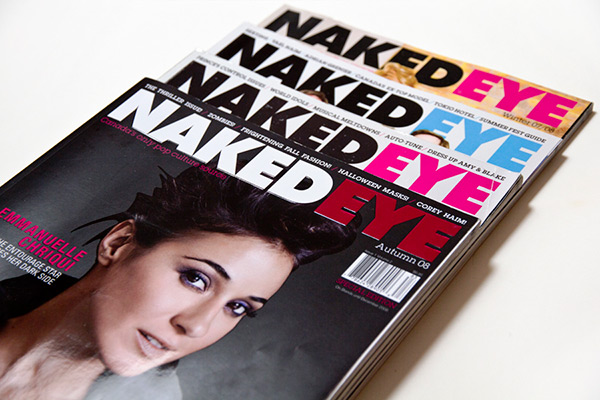 Naked Eye Magazine editorial design